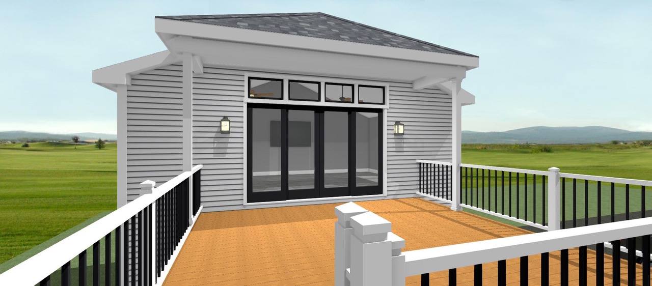 Deck to interior view (1)